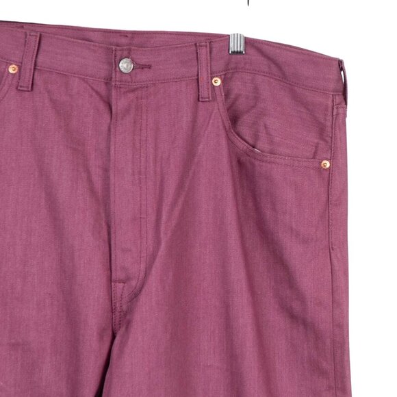 Levis 501 Original Fit Purple Jeans W40 L32 40X32 NWOT 100% Cotton Classic Color - Picture 3 of 6